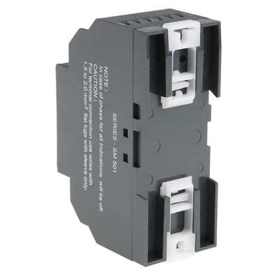 GIC Voltage Monitoring Relay, 3 Phase, DPDT, DIN Rail