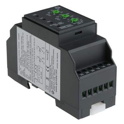 GIC Voltage Monitoring Relay, 1, 3 Phase, DPDT, DIN Rail