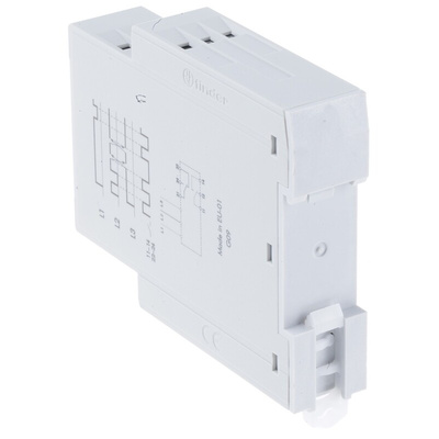 Finder Voltage Monitoring Relay, 3 Phase, DPDT, 208 → 480V ac, DIN Rail