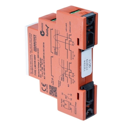 Broyce Control Voltage Monitoring Relay, SPDT, 2 → 500V ac/dc, DIN Rail