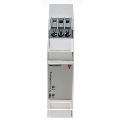 Carlo Gavazzi Phase, Voltage Monitoring Relay, 3 Phase, SPDT, 177 → 550V ac, DIN Rail