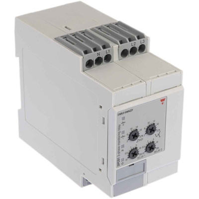 Carlo Gavazzi Phase, Voltage Monitoring Relay, 3, 3+N Phase, SPDT, 510 → 793V ac, DIN Rail