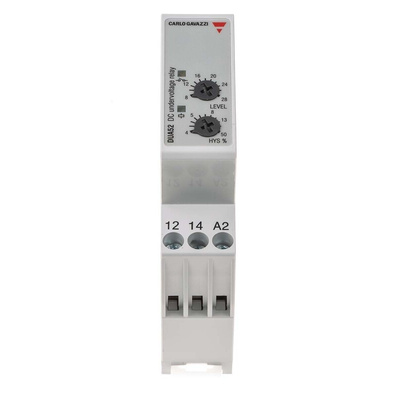 Carlo Gavazzi Voltage Monitoring Relay, SPDT, 8 → 28V dc, DIN Rail