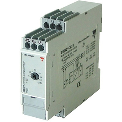 Carlo Gavazzi Power Factor Monitoring Relay, 3 Phase, SPDT, DIN Rail