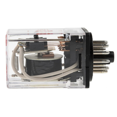 RS PRO Plug In Power Relay, 115V ac Coil, 10A Switching Current, 3PDT