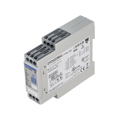 Carlo Gavazzi Frequency, Phase, Voltage Monitoring Relay, 3 Phase, SPDT, 102 → 318V ac, DIN Rail