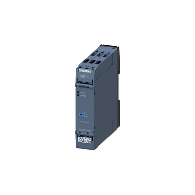 Siemens Thermistor Motor Protection Monitoring Relay, DPDT, 24 → 240V ac/dc, DIN Rail