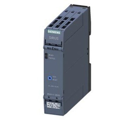 Siemens Thermistor Motor Protection Monitoring Relay, DPDT, 24 → 240V ac/dc, DIN Rail