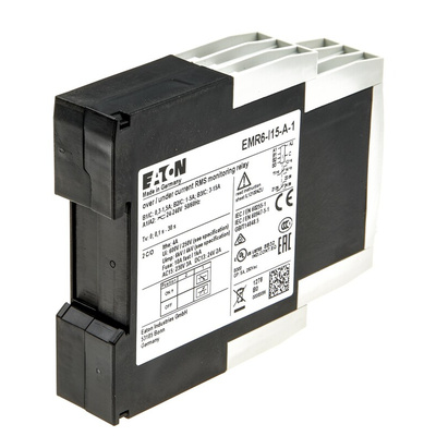 Eaton Current Monitoring Relay, 1 Phase, DIN Rail