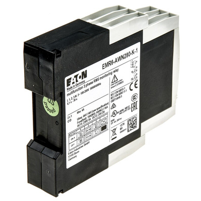 Eaton Phase, Voltage Monitoring Relay, 180 → 280V ac, DIN Rail