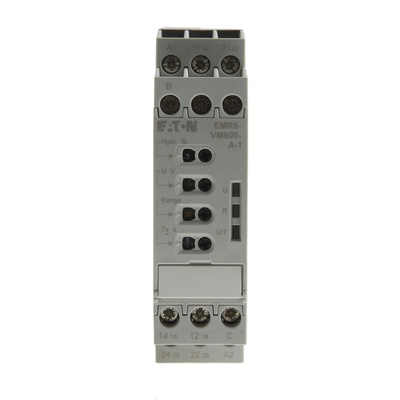 Eaton Voltage Monitoring Relay, 1 Phase, 24 → 240V ac/dc, DIN Rail