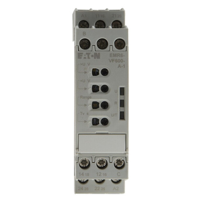 Eaton Voltage Monitoring Relay, 1 Phase, 24 → 240V ac/dc, DIN Rail