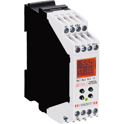 Dold Multifunction Monitoring Relay, DPDT, DIN Rail