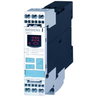 Siemens Current Monitoring Relay, 1 Phase, SPDT, DIN Rail