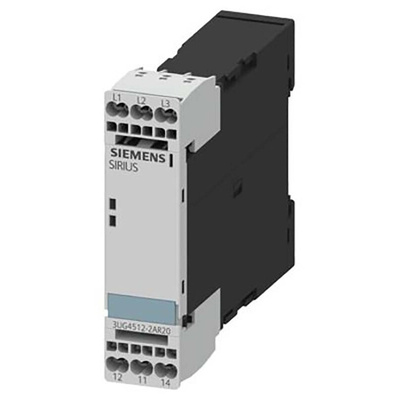 Siemens Phase Monitoring Relay, 3 Phase, SPDT, DIN Rail