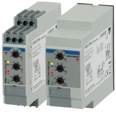 Carlo Gavazzi Voltage Monitoring Relay, 3 Phase, SPDT, Plug In