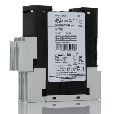 Siemens Phase Monitoring Relay, 3 Phase, DPDT