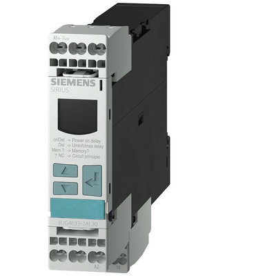 Siemens Voltage Monitoring Relay, 1 Phase, SPDT
