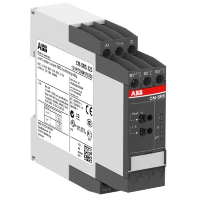 ABB Current Monitoring Relay, 1 Phase, SPDT