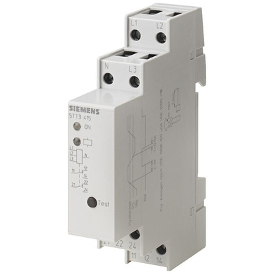 Siemens Voltage Monitoring Relay, 3 Phase, DPDT