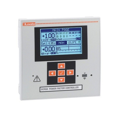 Lovato Current, Temperature, Voltage Monitoring Relay, 3, 3+N Phase, 7PST-NO, SPDT
