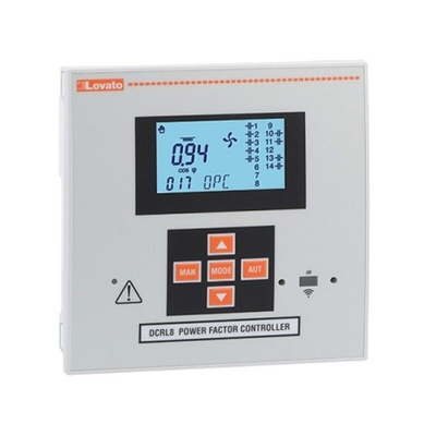 Lovato Current, Temperature, Voltage Monitoring Relay, 3, 3+N Phase, 7PST-NO, SPDT
