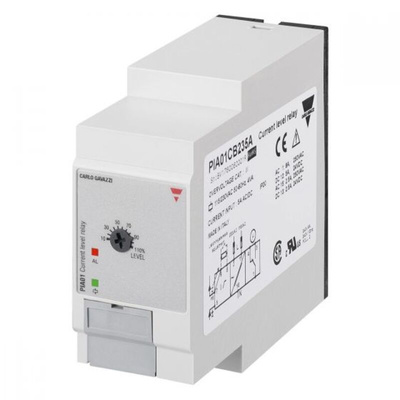 Carlo Gavazzi Current Monitoring Relay, 1 Phase, SPDT