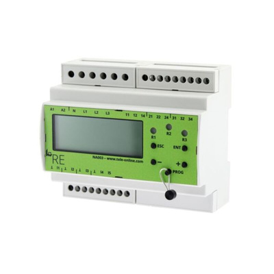 Tele Frequency, Voltage Mains and System Protection, 3 Phase, DIN Rail