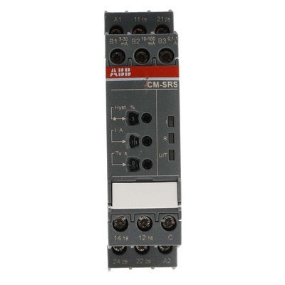 ABB Current Monitoring Relay, 1 Phase, DPDT, DIN Rail