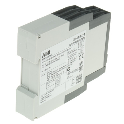 ABB Current Monitoring Relay, 1 Phase, DPDT, DIN Rail