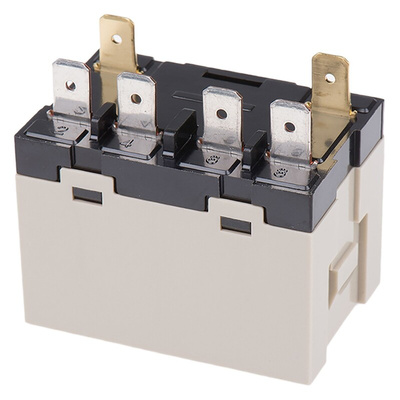 Omron Panel Mount Power Relay, 24V dc Coil, 25A Switching Current, DPST
