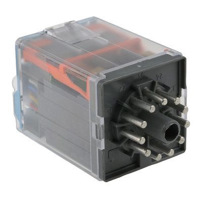 Releco Plug In Latching Power Relay, 24V dc Coil, 10A Switching Current, DPDT