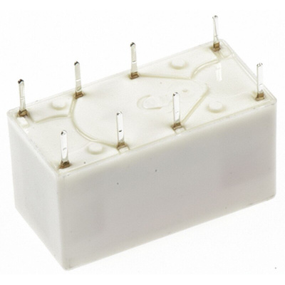 TE Connectivity PCB Mount Power Relay, 12V dc Coil, 3A Switching Current, DPDT