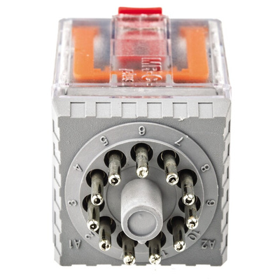 Releco Plug In Power Relay, 230V ac Coil, 10A Switching Current, 3PDT
