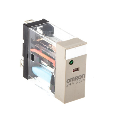 Omron Plug In Power Relay, 24V dc Coil, 10A Switching Current, SPDT