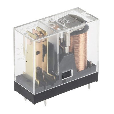 Omron PCB Mount Power Relay, 24V dc Coil, 10A Switching Current, SPDT