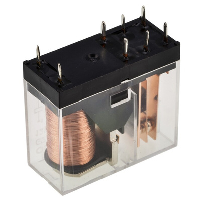 Omron PCB Mount Power Relay, 12V dc Coil, 16A Switching Current, SPDT