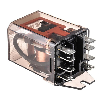 TE Connectivity Panel Mount Power Relay, 230V ac Coil, 25A Switching Current, DPDT
