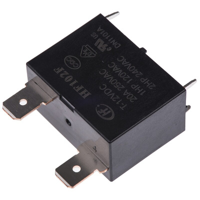 RS PRO PCB Mount Power Relay, 12V dc Coil, 25A Switching Current, SPST