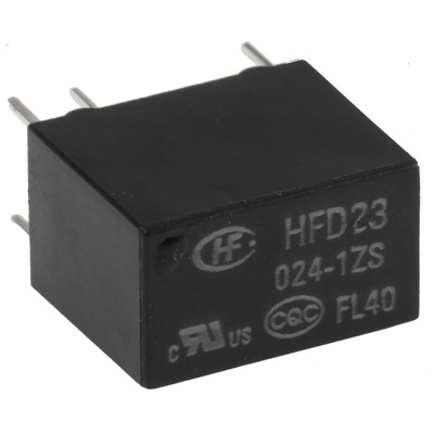 RS PRO PCB Mount Non-Latching Relay, 24V dc Coil, 2A Switching Current, SPDT