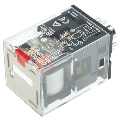 Omron Plug In Power Relay, 230V ac Coil, 10A Switching Current, 3PDT