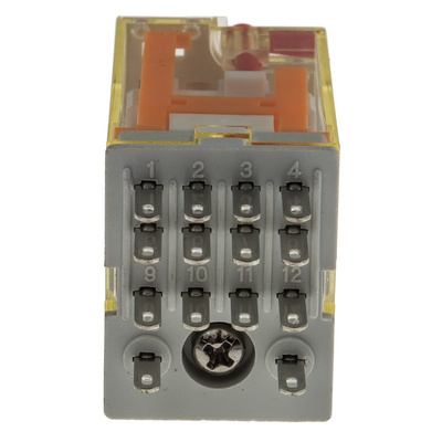 RS PRO Plug In Power Relay, 24V ac Coil, 6A Switching Current, 4PDT