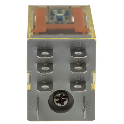 RS PRO Plug In Power Relay, 12V dc Coil, 16A Switching Current, SPDT