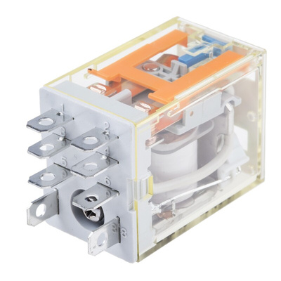 RS PRO Plug In Power Relay, 24V dc Coil, 10A Switching Current, DPDT