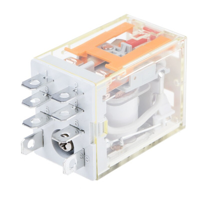 RS PRO Plug In Power Relay, 110V ac Coil, 10A Switching Current, DPDT