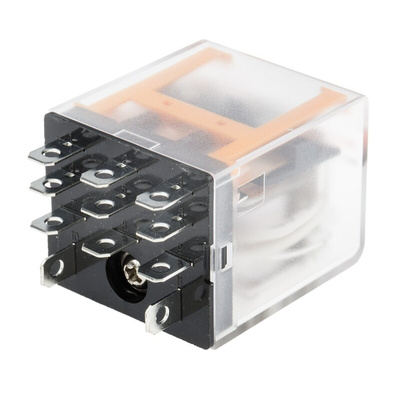 RS PRO Plug In Power Relay, 24V dc Coil, 10A Switching Current, 3PDT