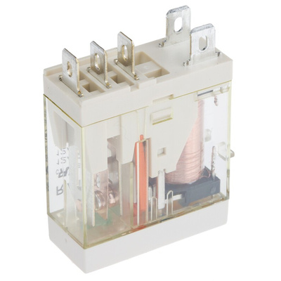 RS PRO Plug In Power Relay, 110V dc Coil, 10A Switching Current, SPDT