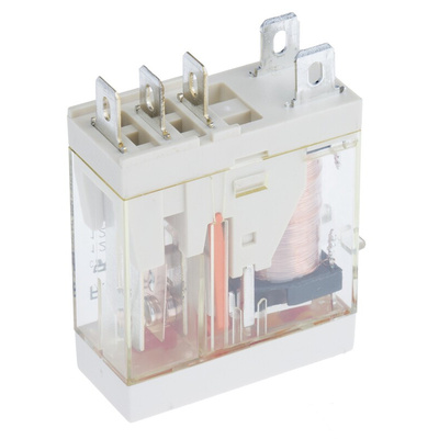 RS PRO Plug In Power Relay, 12V ac Coil, 10A Switching Current, SPDT
