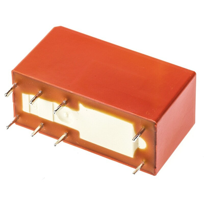 TE Connectivity PCB Mount Power Relay, 24V dc Coil, 16A Switching Current, SPDT