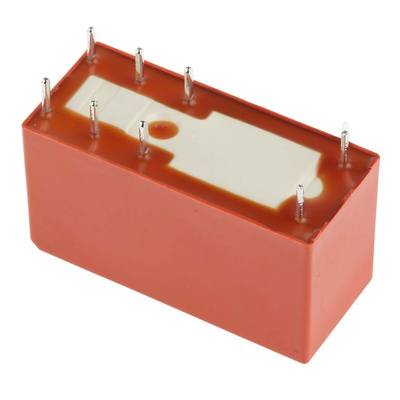 TE Connectivity PCB Mount Power Relay, 24V dc Coil, 16A Switching Current, SPDT